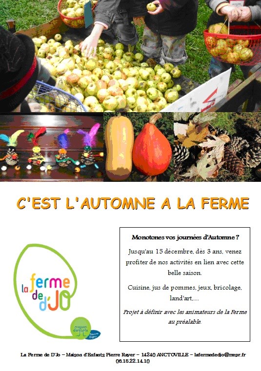 C’est l’automne à la Ferme